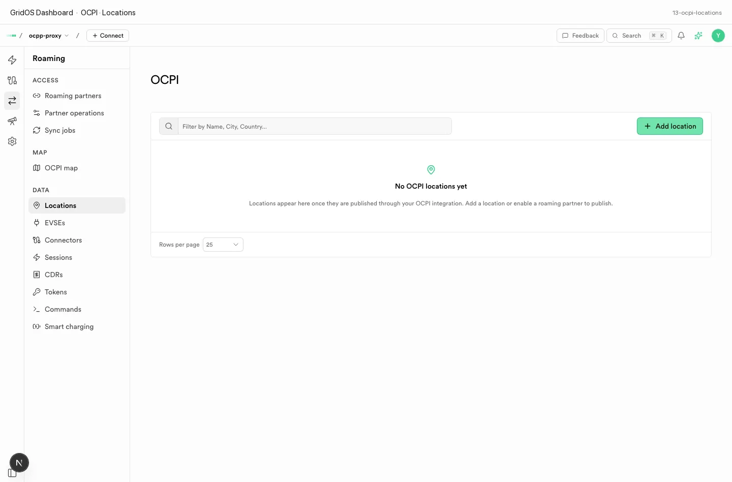 OCPI locations